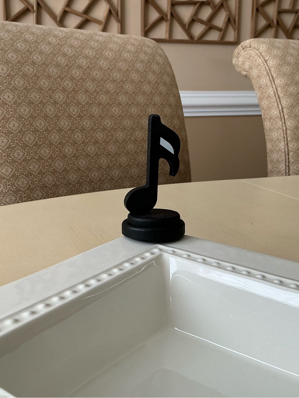 Music Note Platter Decoration - Sixteenth Note 🎶